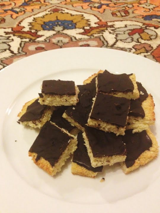 sockerfria kokosrutor