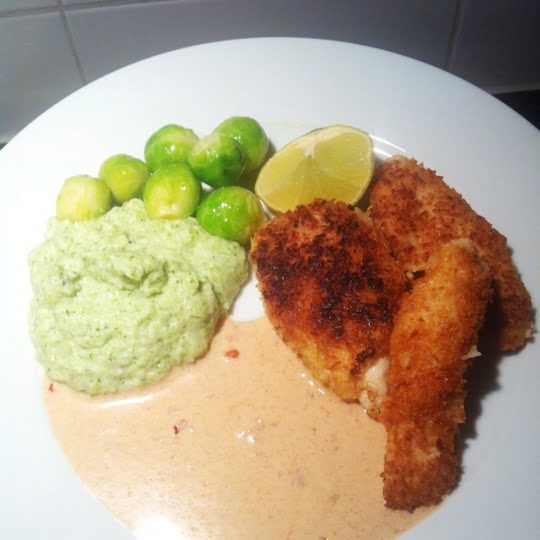 Kokospanerad kyckling