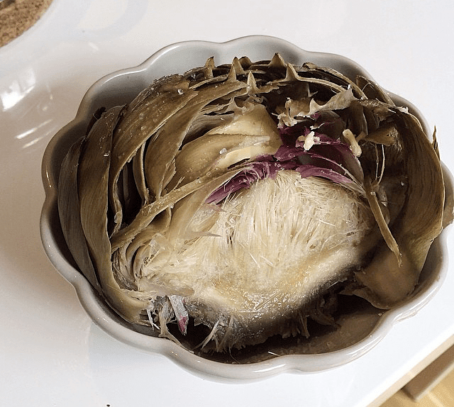 kronärtskocka med citronsmör