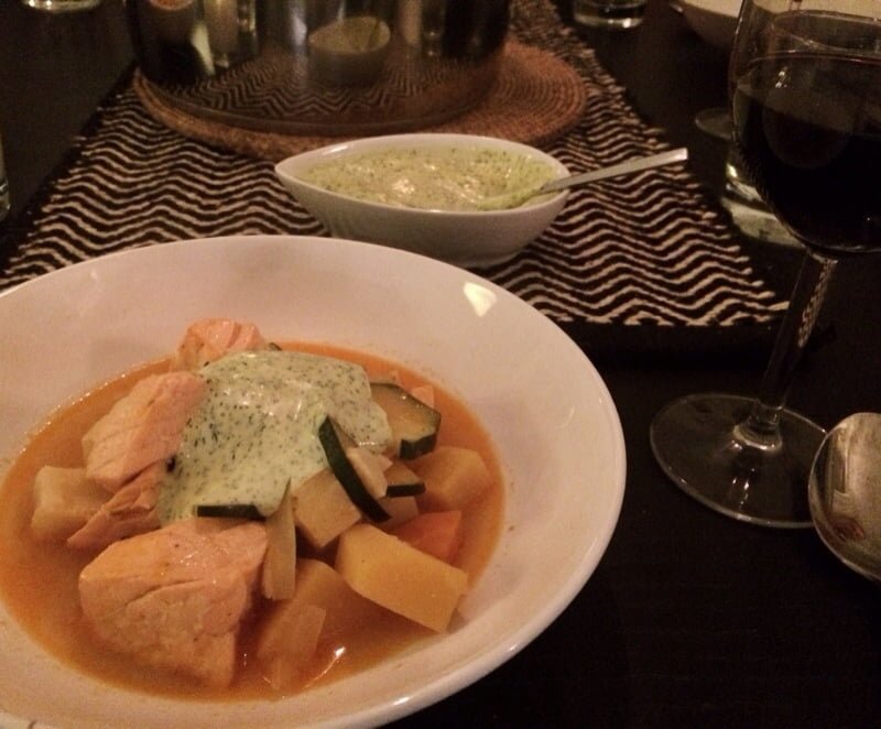 laxgryta med rotfrukter