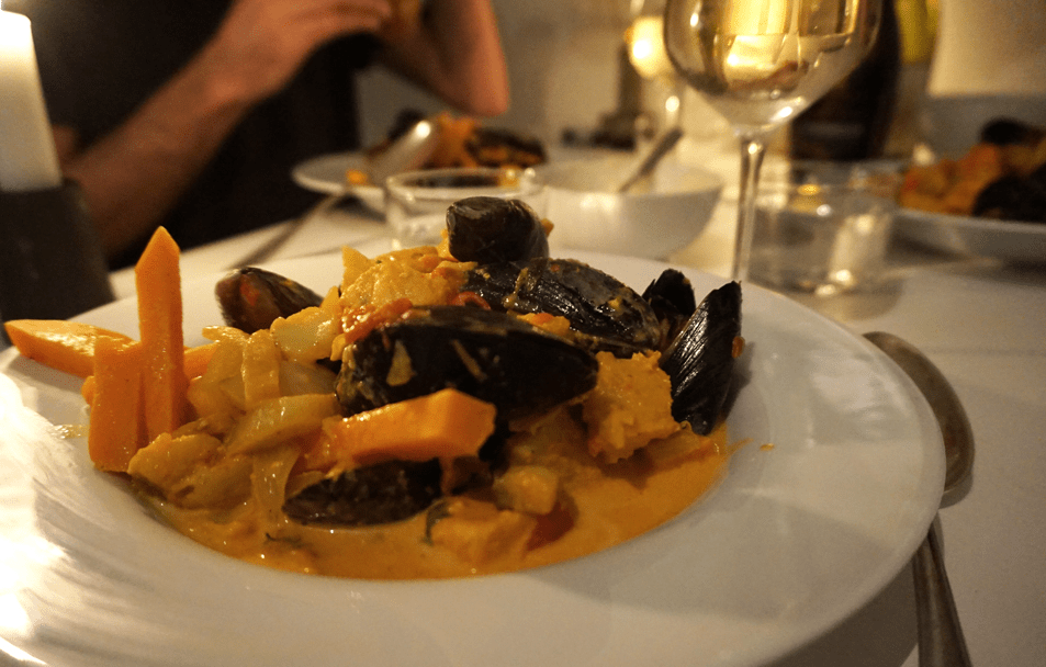 fiskgryta med musslor