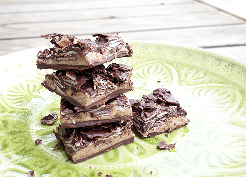 choklad- och madelsmörsrutor