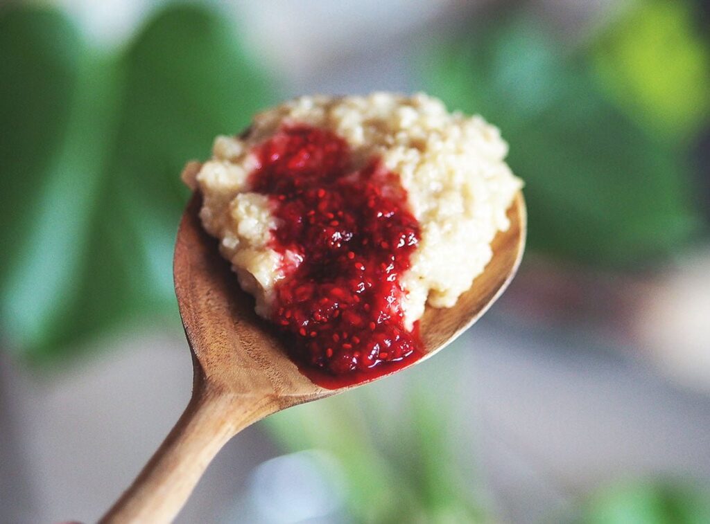 glutenfri gröt chiasylt