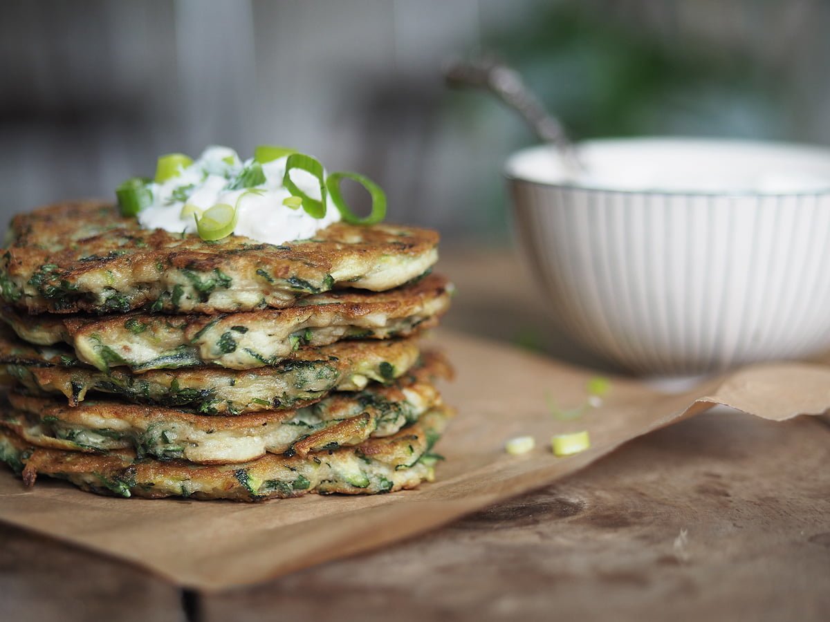 glutenfria zucchinibiffar