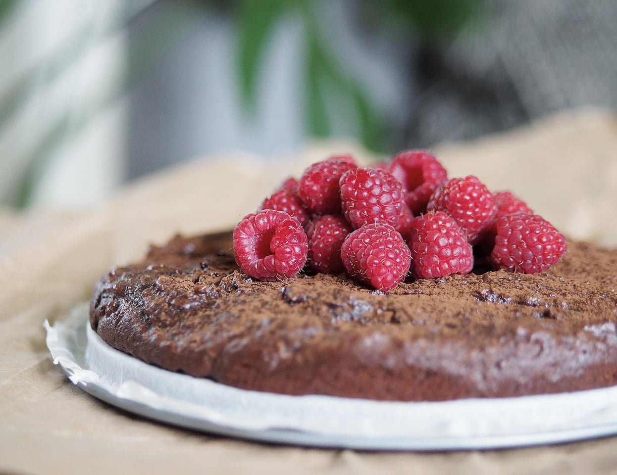 Nyttig dessert kladdkaka glutenfri paleo