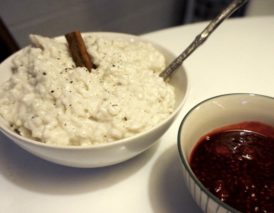 risgrynsgröt på kokosmjölk