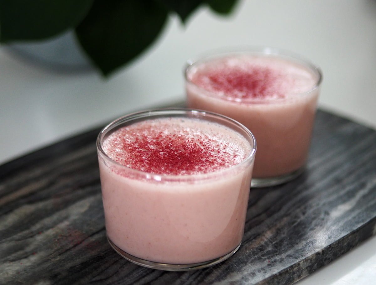 smoothie jordgubb baobab barn nötmjölk