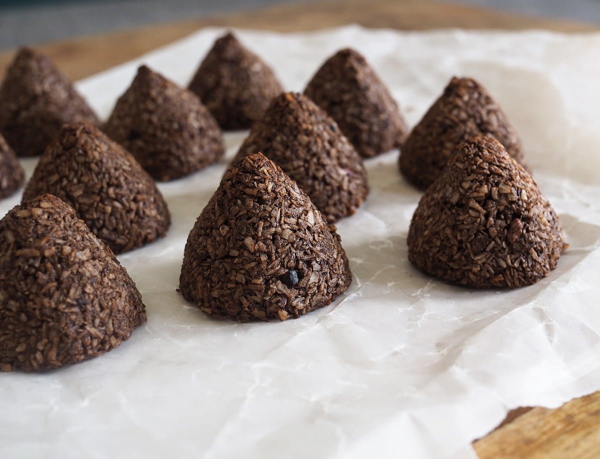 sockerfria kokostoppar choklad