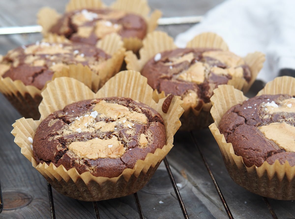 chokladmuffins banan glutenfritt
