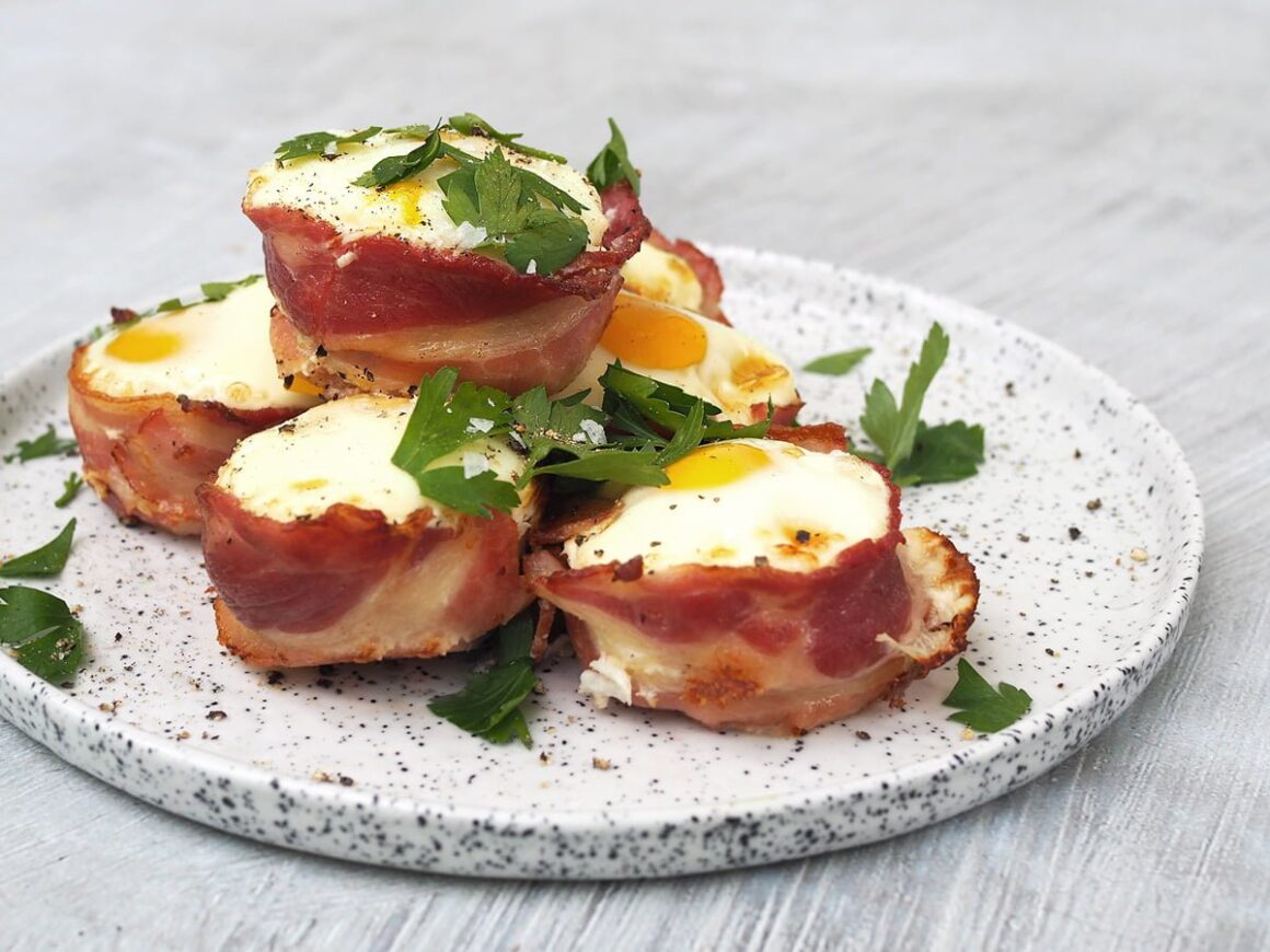 ägg och bacon muffins