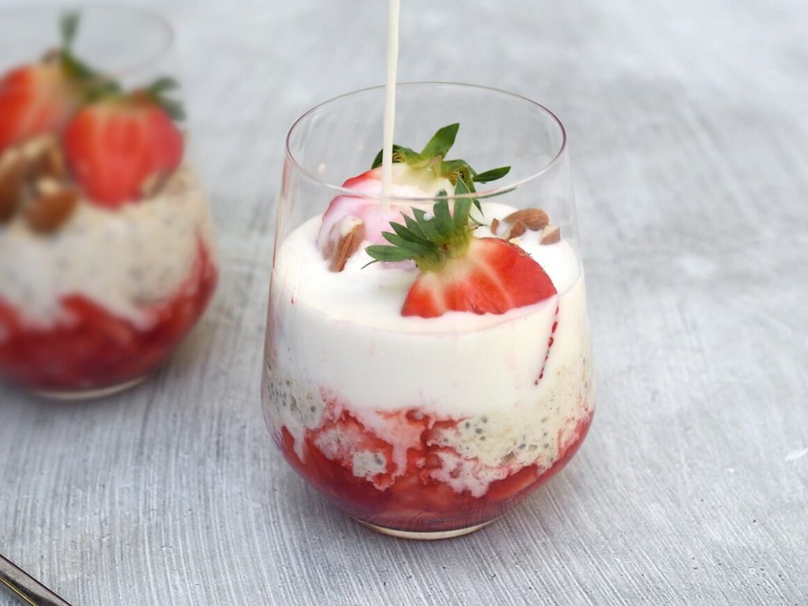 overnight oats chia mandelmjölk