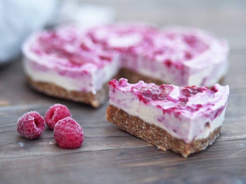 raw cheesecake hallon paleo vegan mjölkfritt