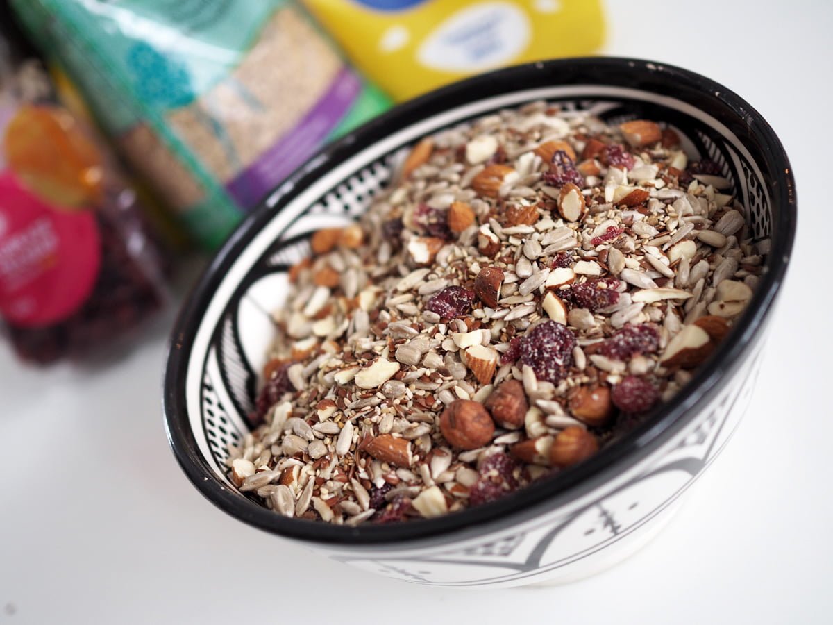 fröbröd med nötter glutenfritt paleo