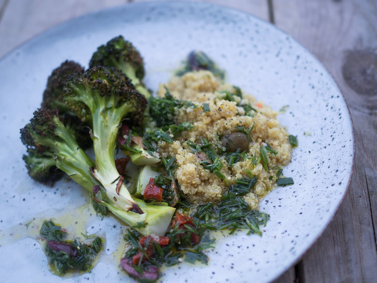 quinoa broccoli