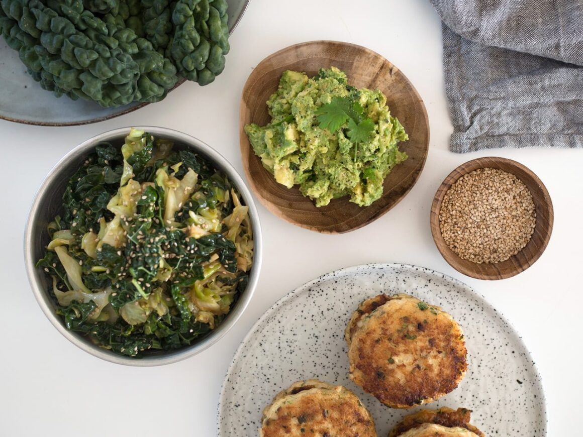 torskbiffar wasabikål avokadomos