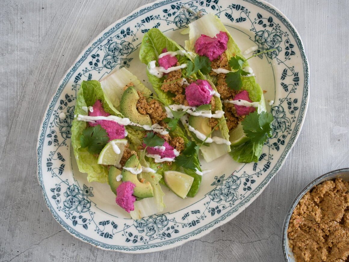 valnötsfärs raw taco