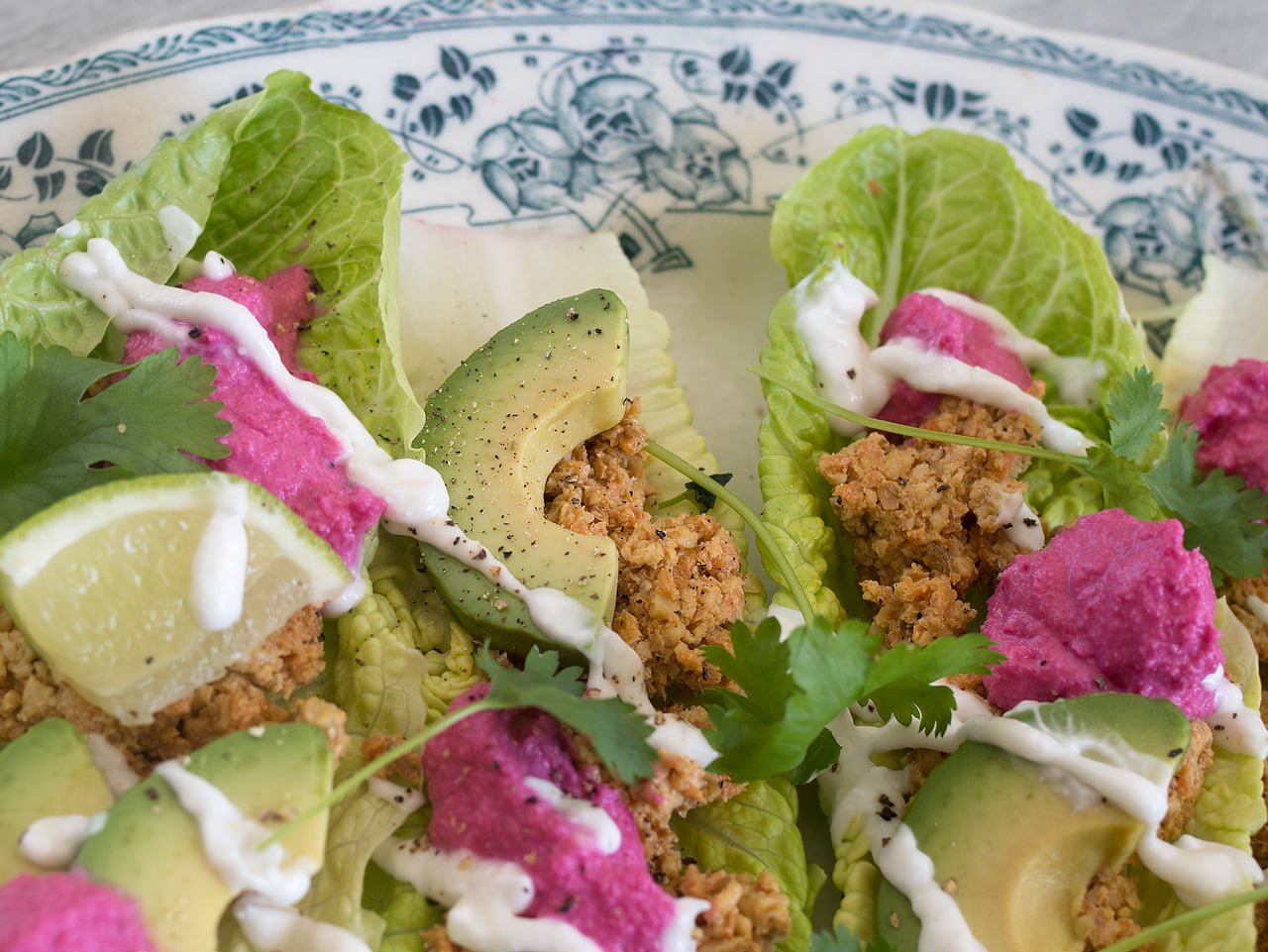 valnötsfärs raw taco