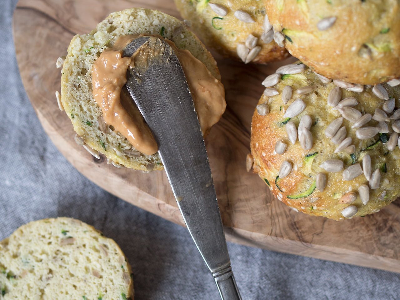 zuccinifrallor jordnötssmör