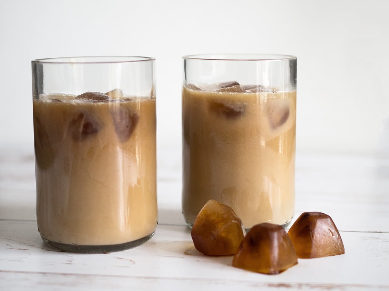 iskaffe med nötmjölk