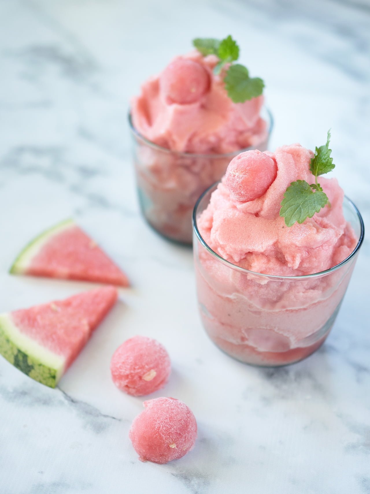 nyttig glass melonsorbet