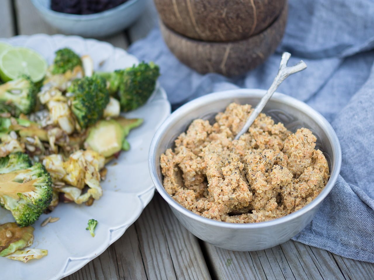 Vegansk valnötsfärs