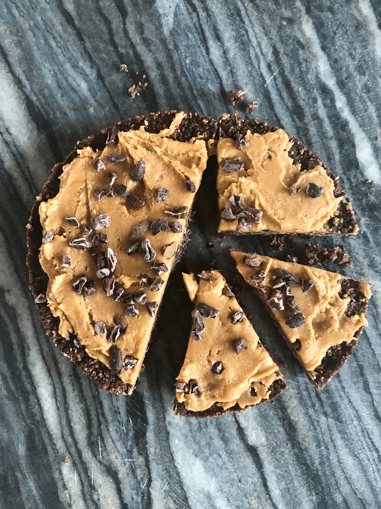 No bake-kaka med nötsmör