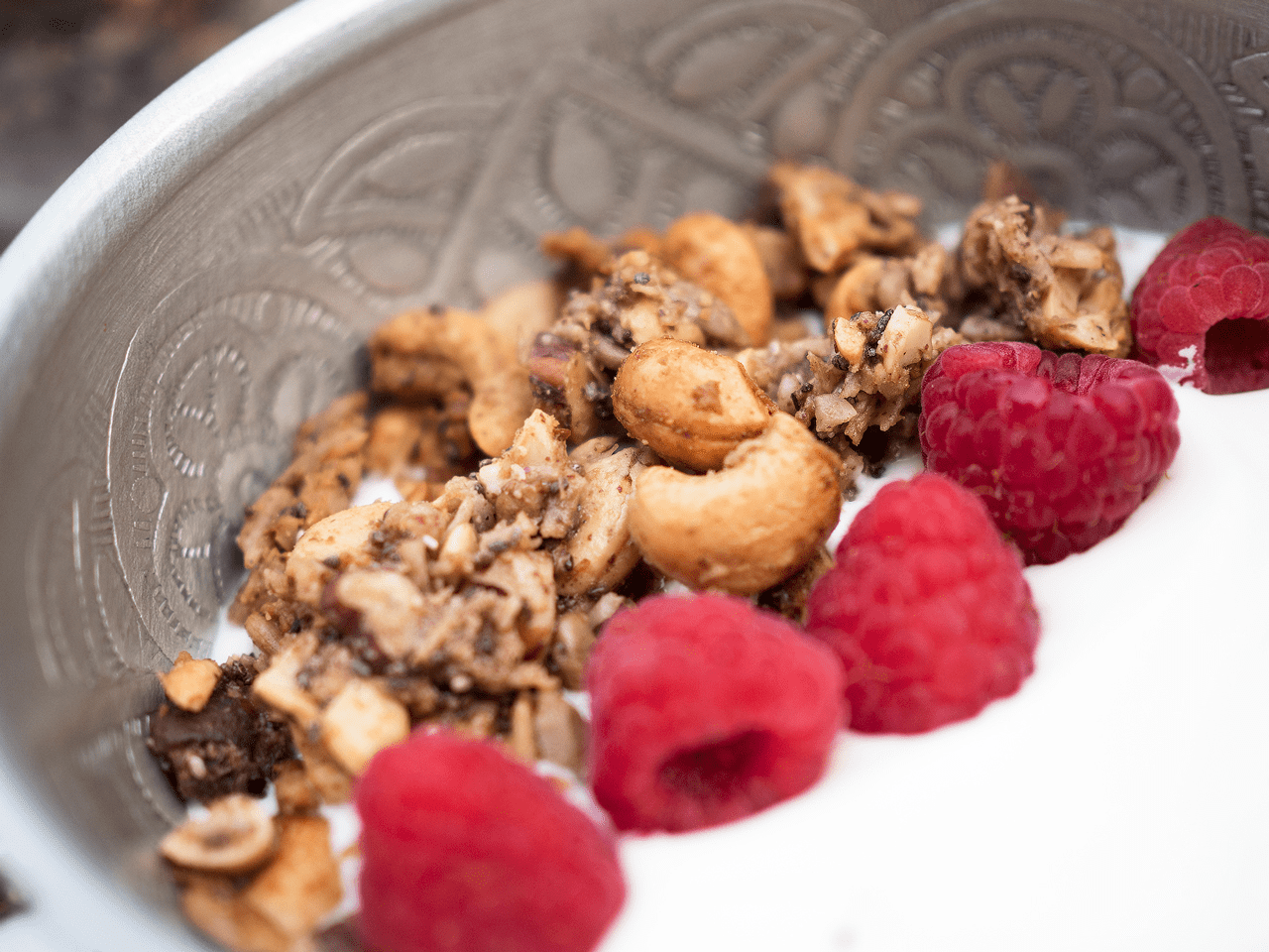 hemmagjord glutenfri granola
