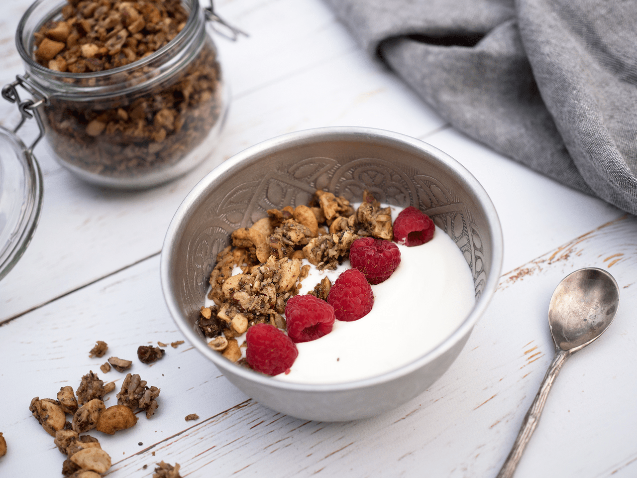hemmagjord glutenfri granola