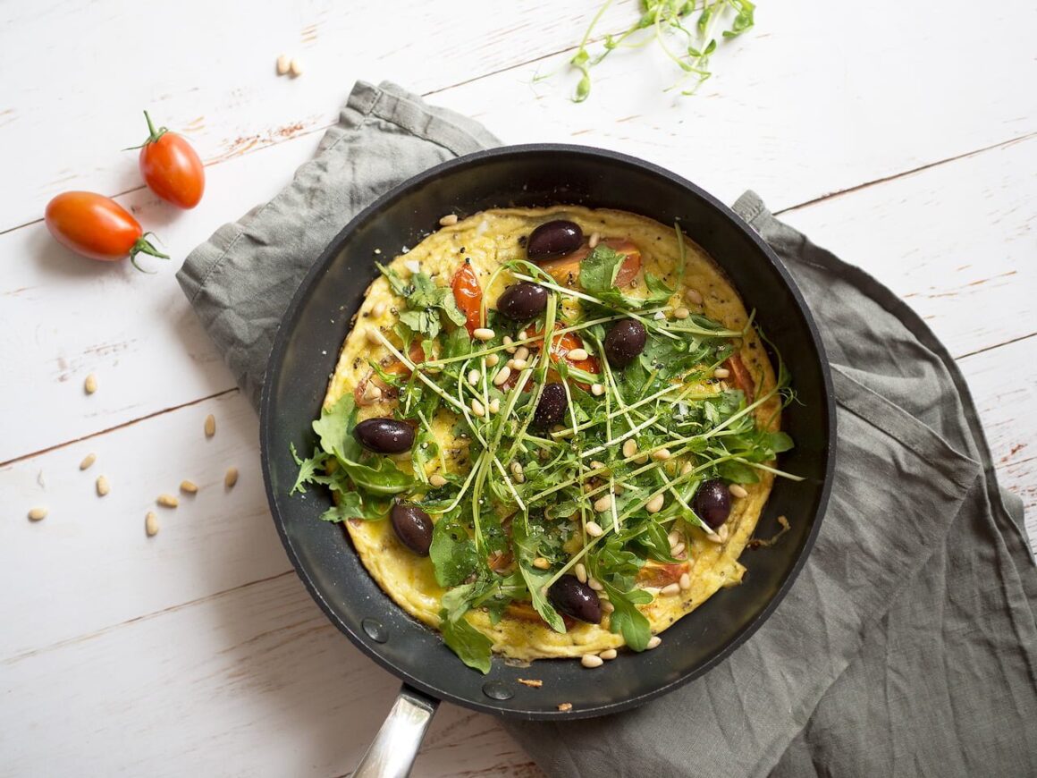 italiensk omelett i ugn