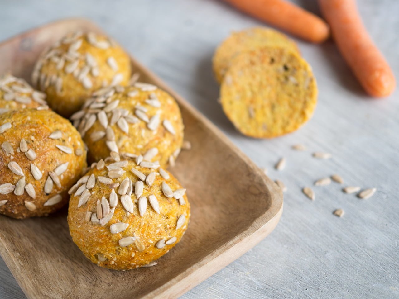 glutenfria morotsfrallor paleo