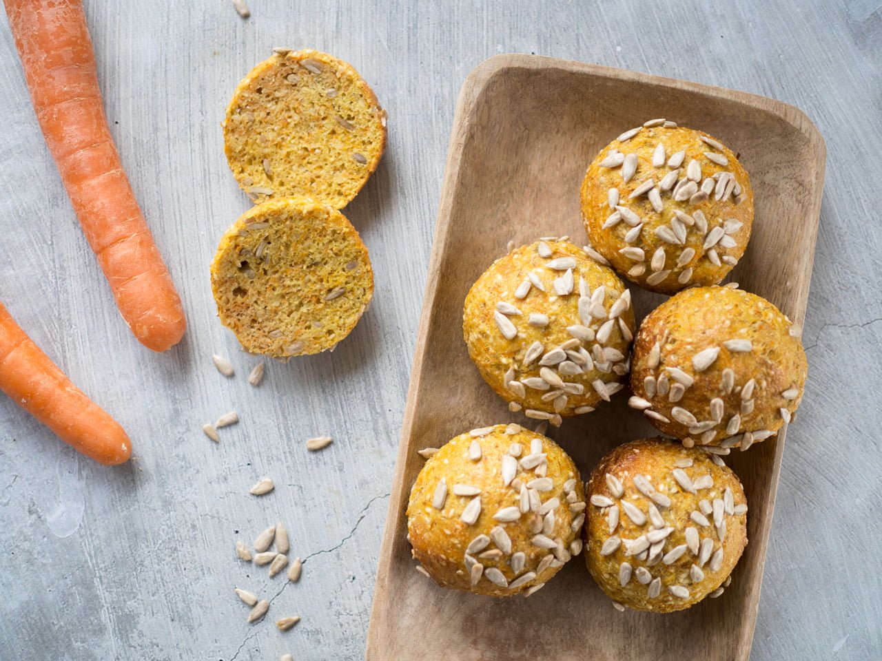 glutenfria morotsfrallor paleo