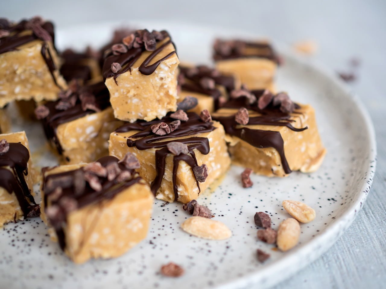 jordnötsfudge sockerfri