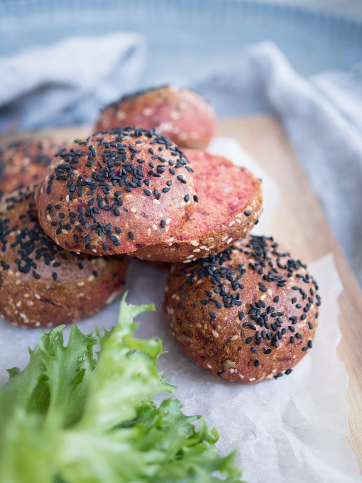 glutenfria rödbetsfrallor