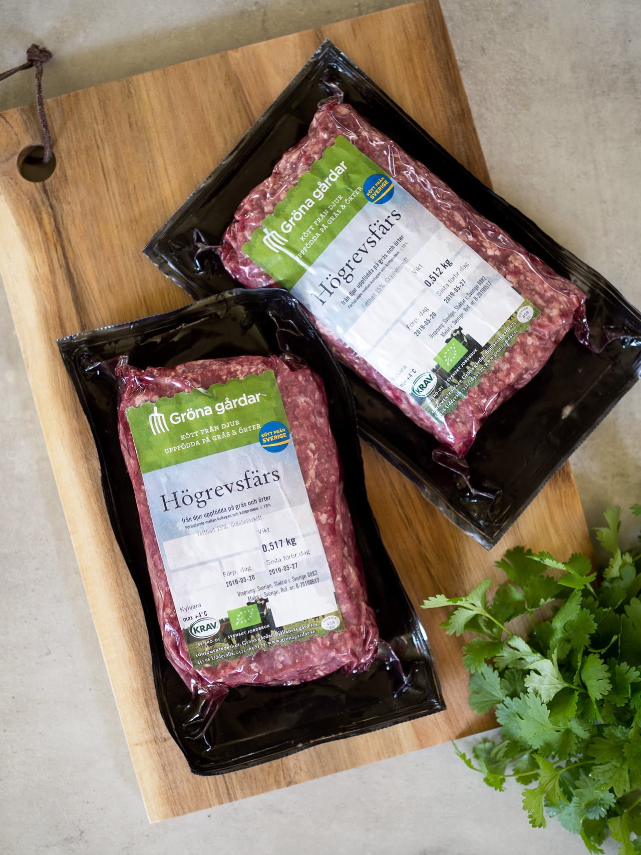 ekologiskt kött gröna gårdar