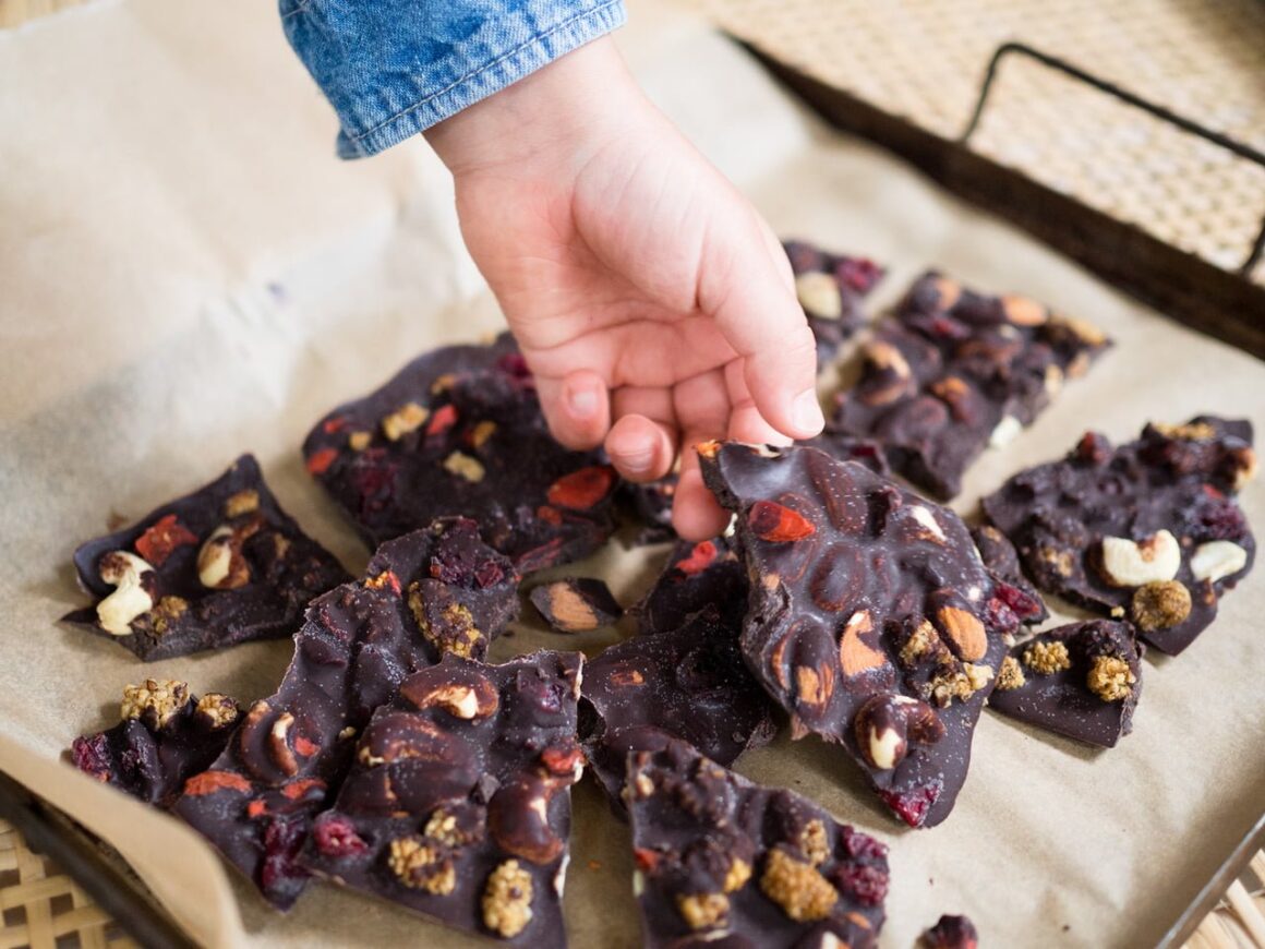 gör egen mörk choklad