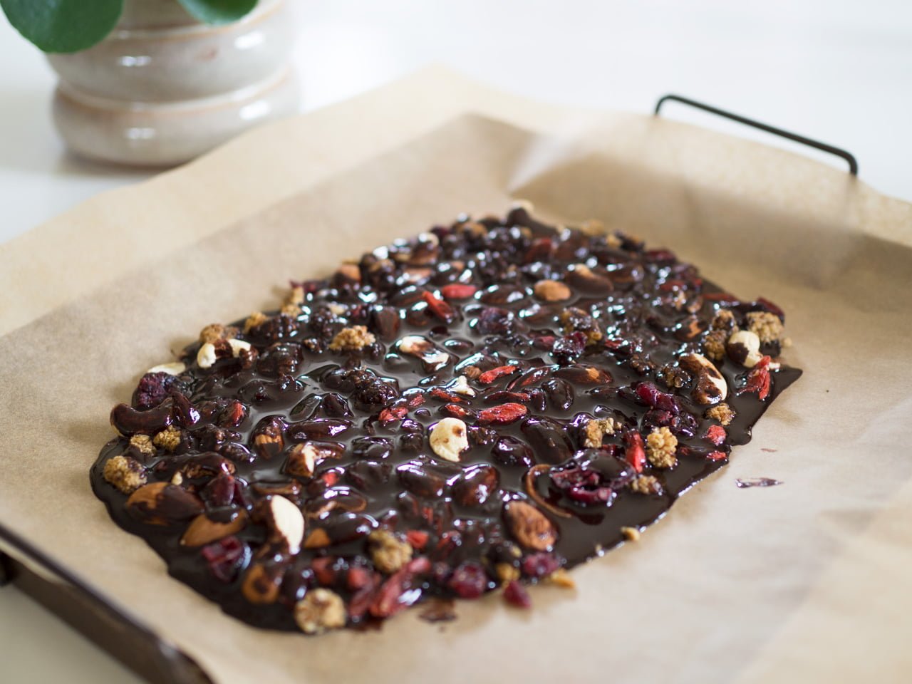 gör egen mörk choklad hemma