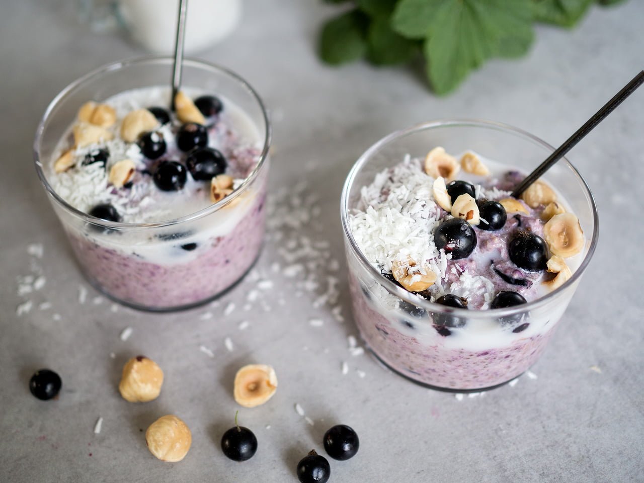 glutenfri overnight oats med chia