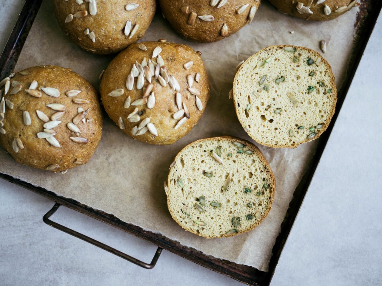 glutenfria kikärtsfrallor