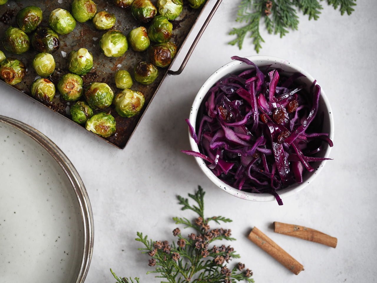 ugnsrostad brysselkål julgryta