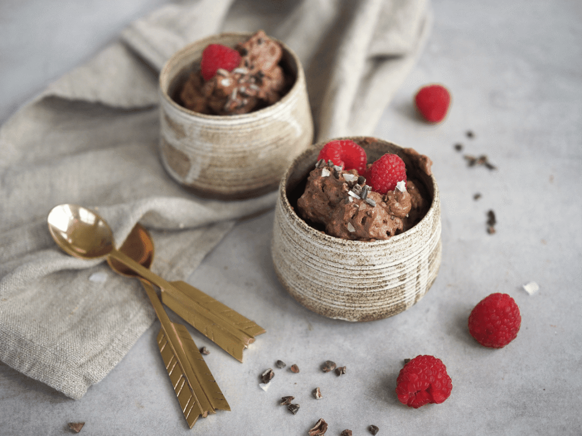 vegansk chokladmousse