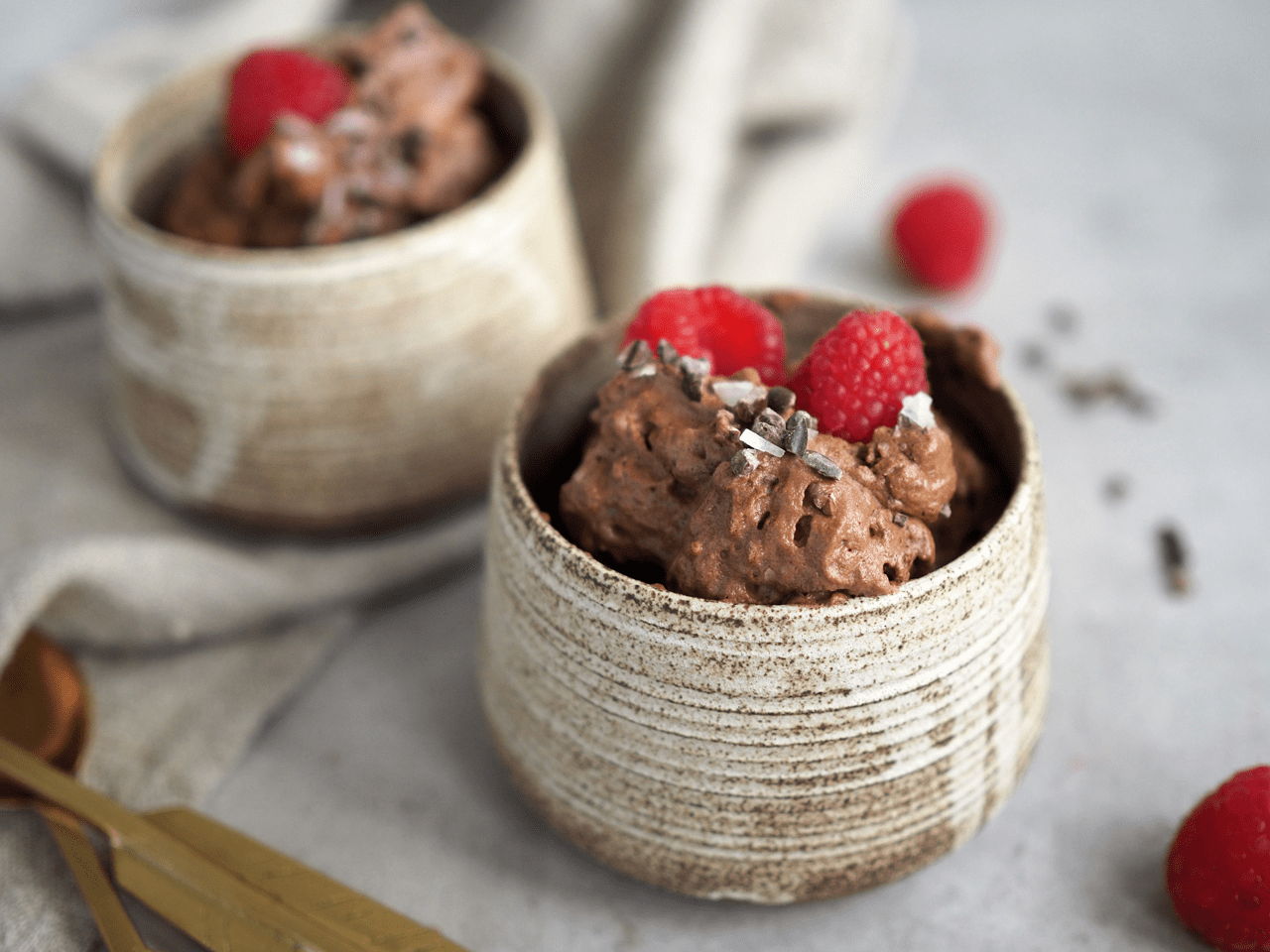 vegansk chokladmousse