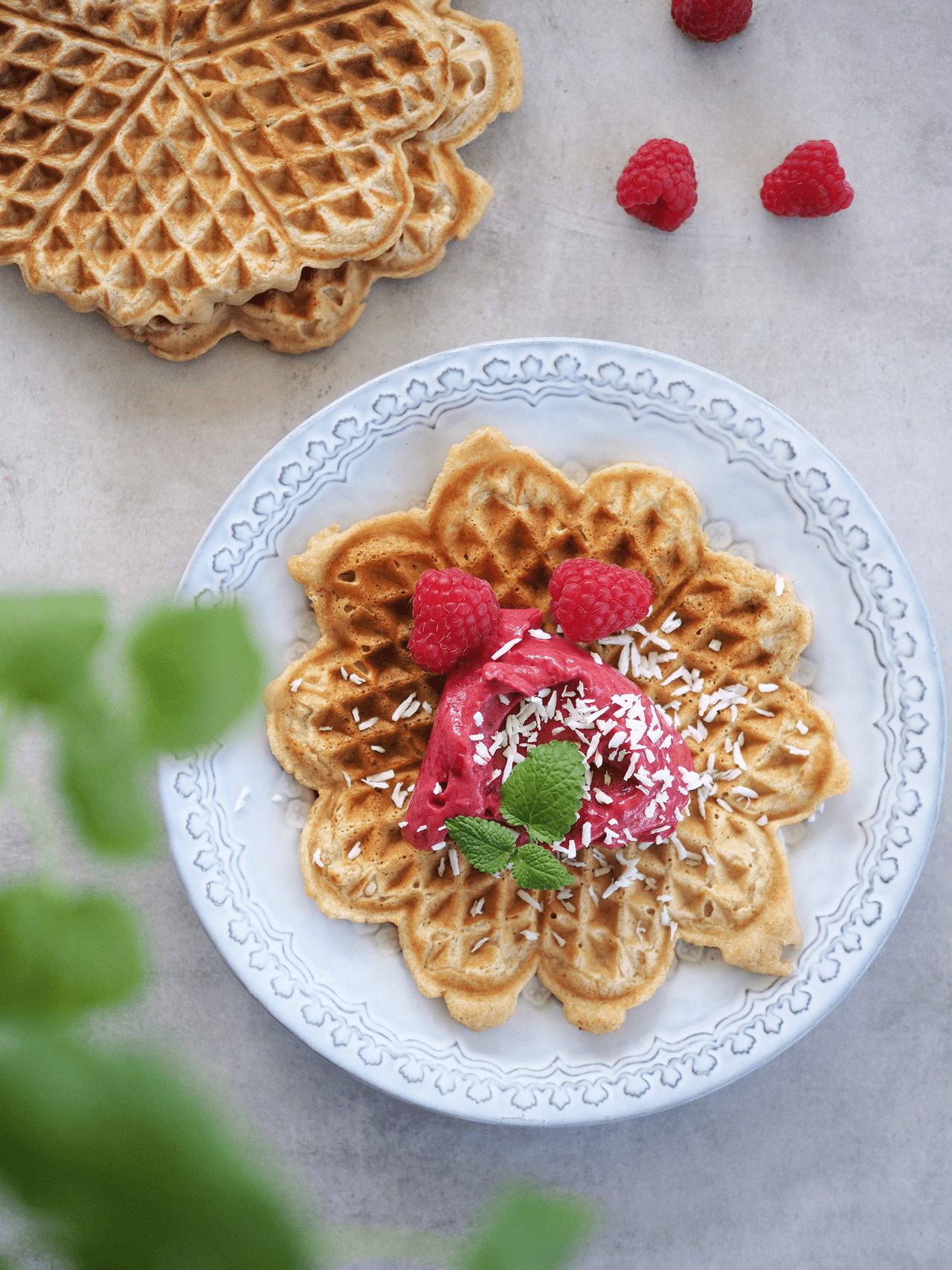 glutenfria våfflor