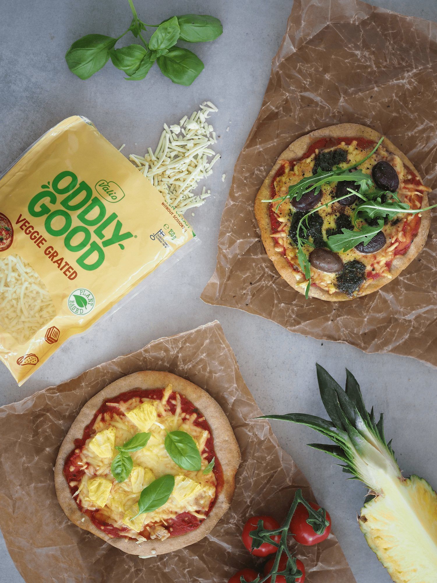 glutenfri vegansk pizza oddlygood