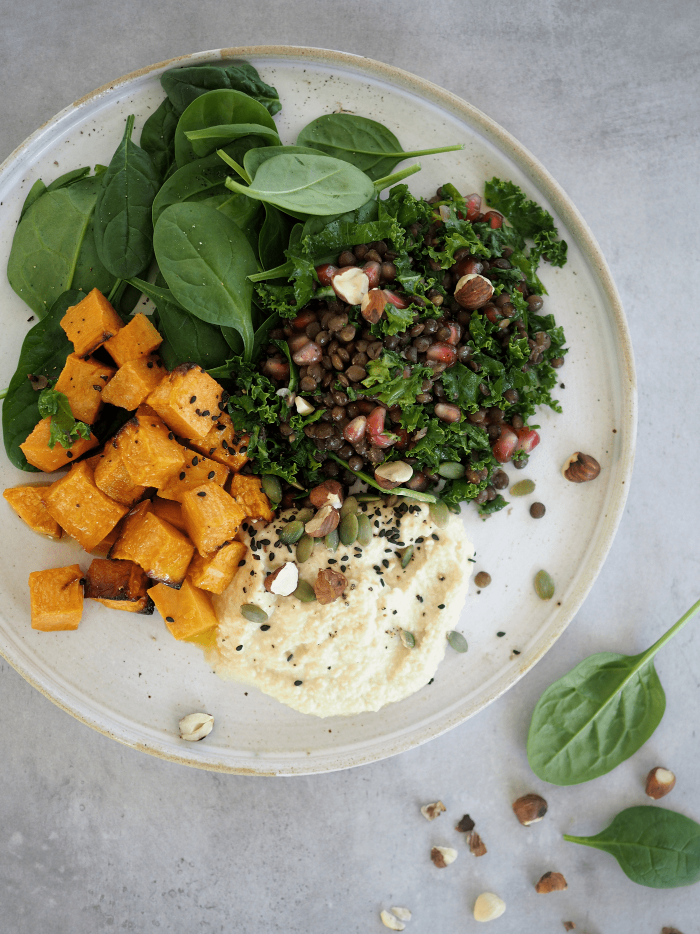 matig sallad med sötpotatis