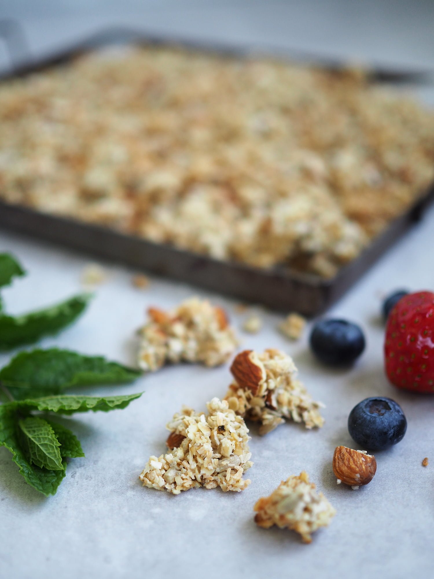 Glutenfri crunchy granola