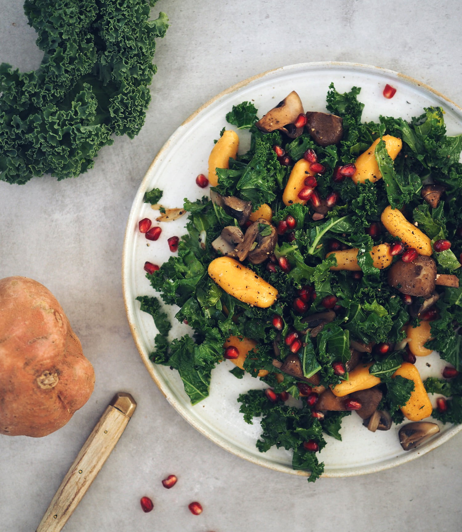 glutenfri sötpotatisgnocchi