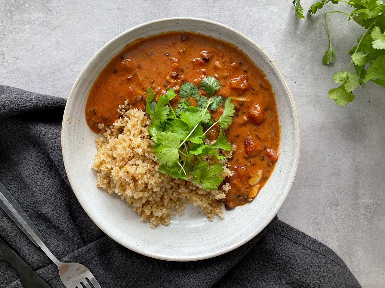 tomatgryta med linser