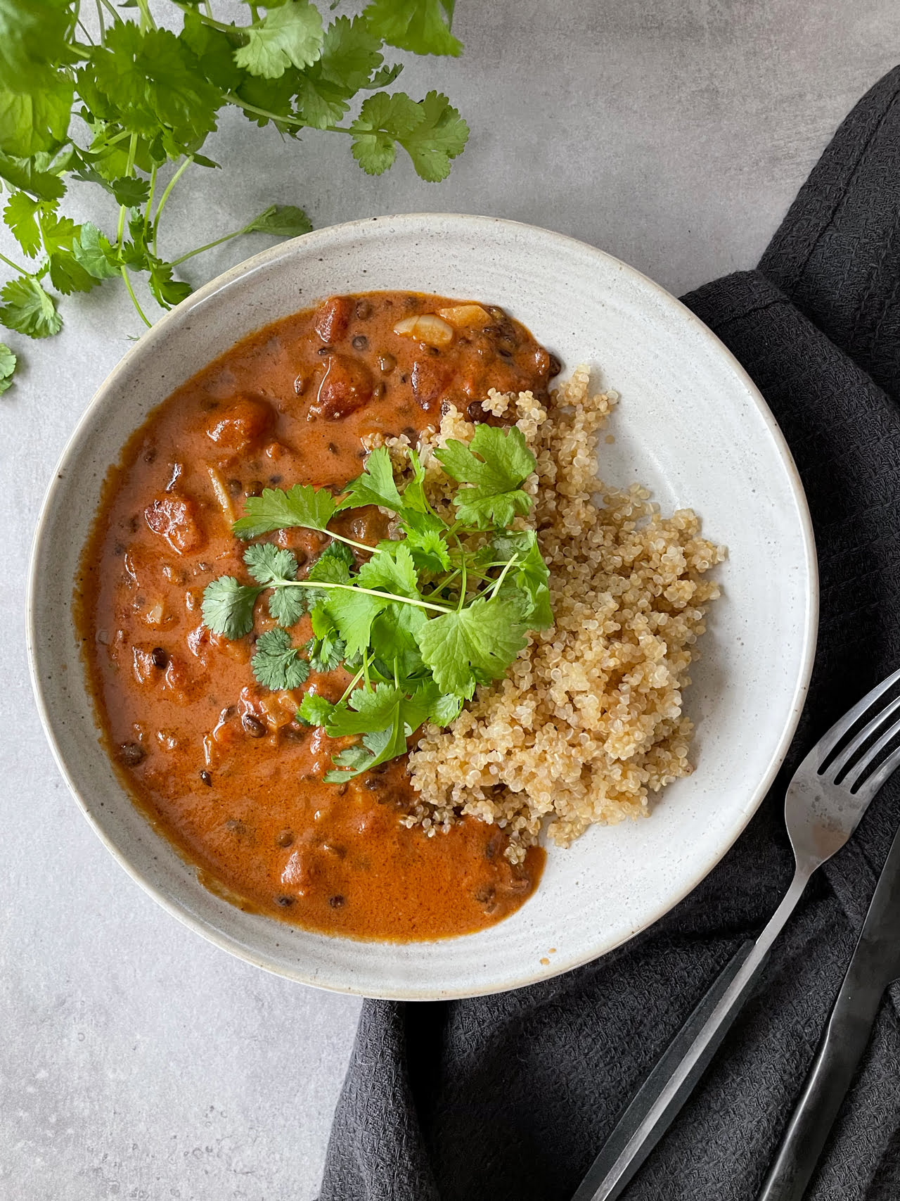 tomatgryta med linser