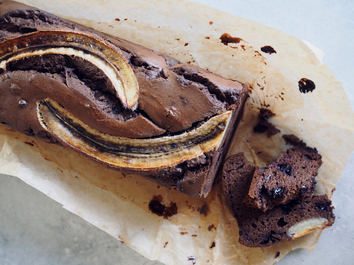 glutenfritt chokladbananbröd