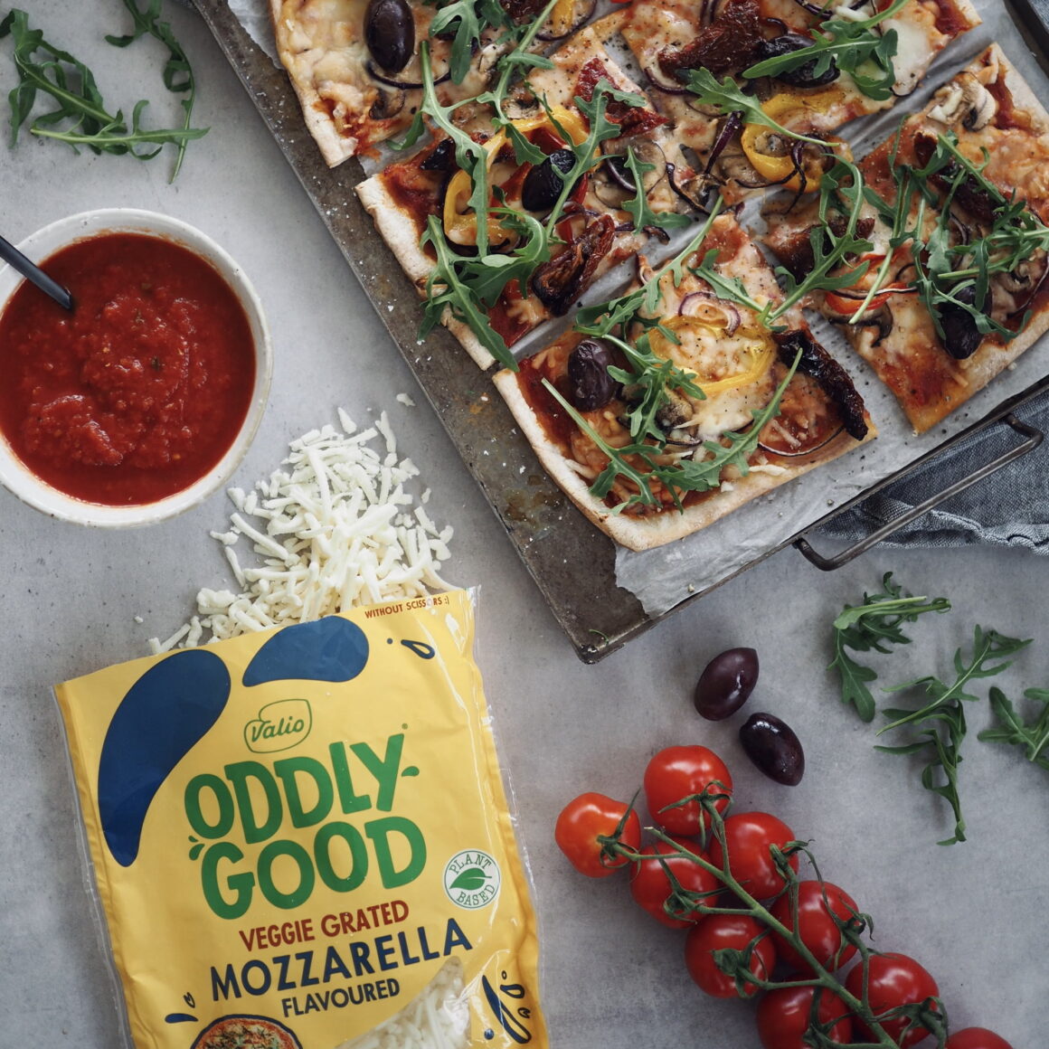 Vegansk glutenfri pizza